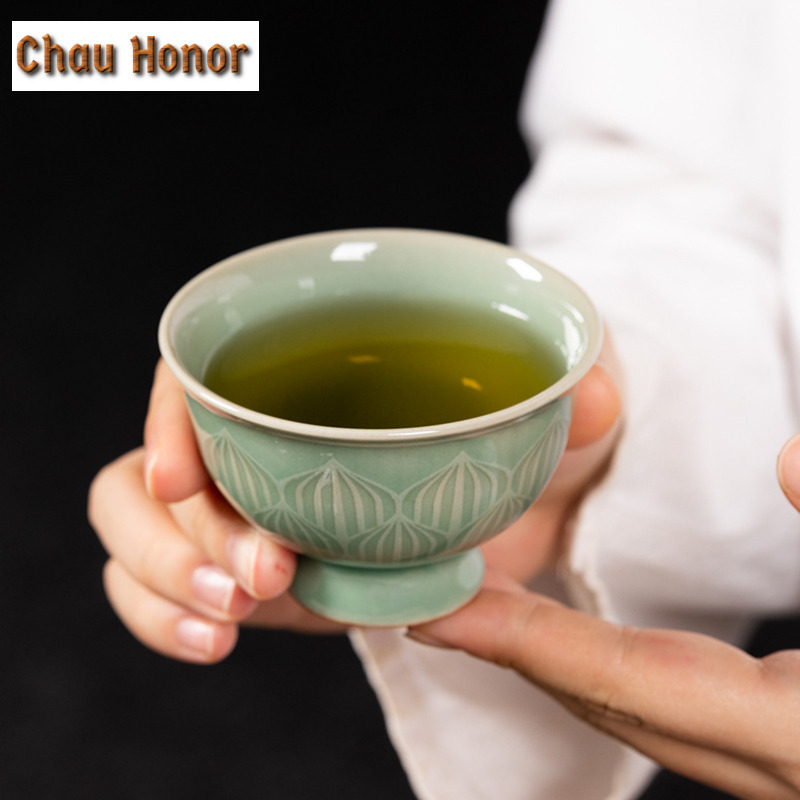 100ml Handmade Longquan Celado - Celadon Ceramic Cup recension och pris