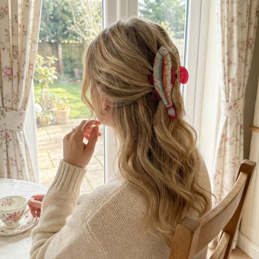 Hairpin Ocean Animal Hair Claw - Korean Women Lifestyle recension och pris