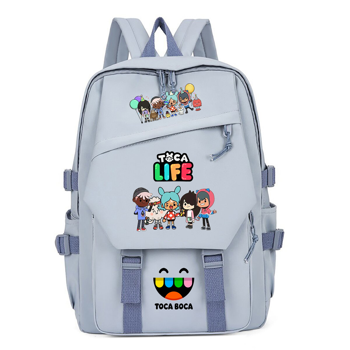 Toca Life World Print Backpack - Korean Girl Lifestyle recension och pris