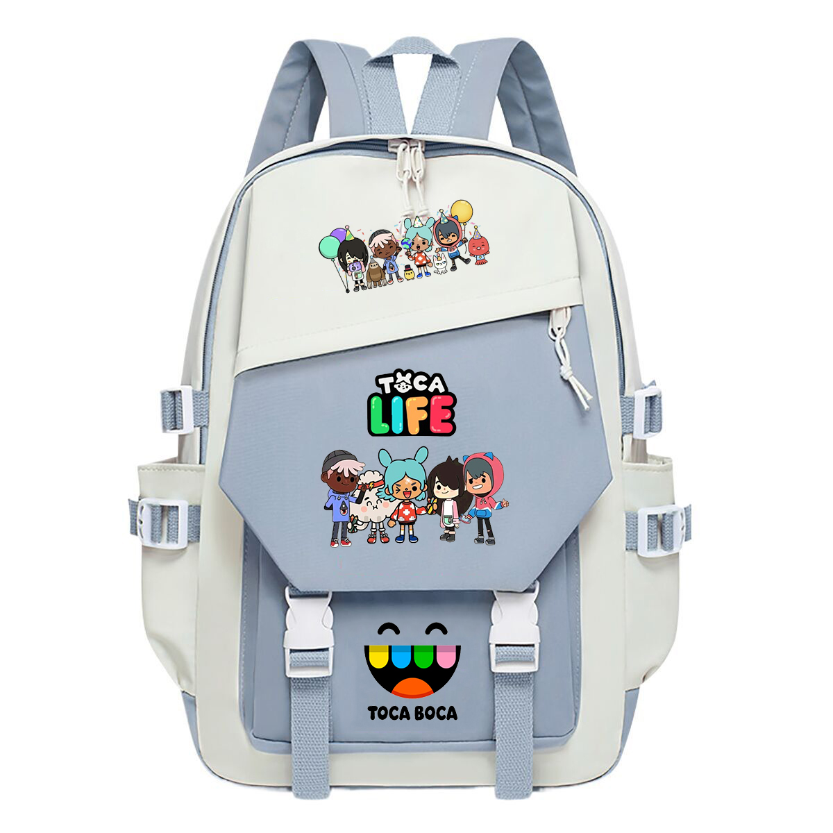 Toca Life World Print Backpack - Korean Girl Lifestyle recension och pris