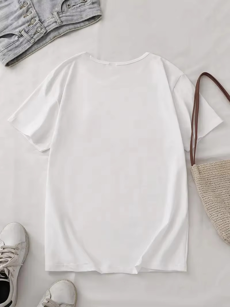 Women's T-shirt with A Illustr - Korean Pants Lifestyle recension och pris