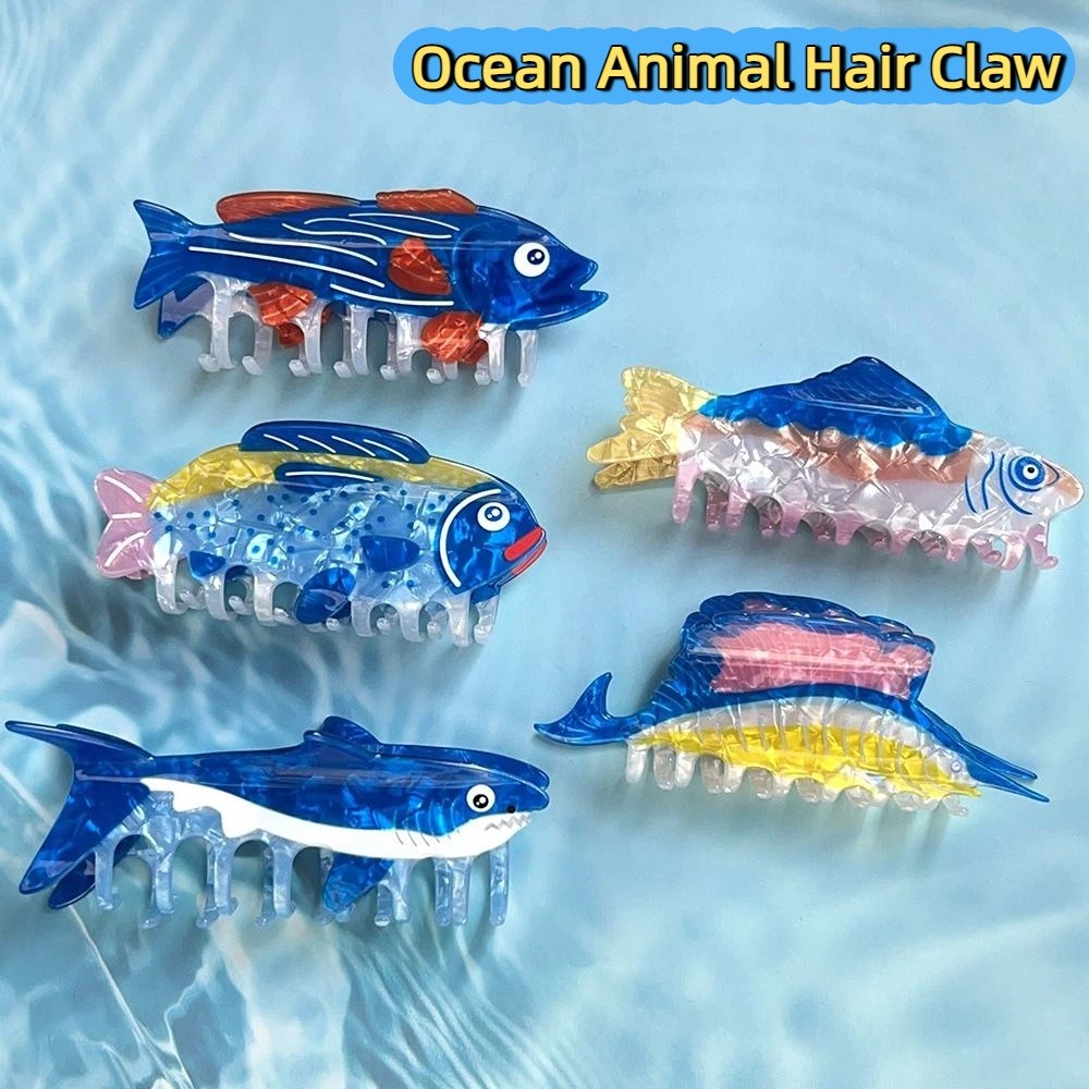 Hairpin Ocean Animal Hair Claw - Korean Girl Lifestyle recension och pris