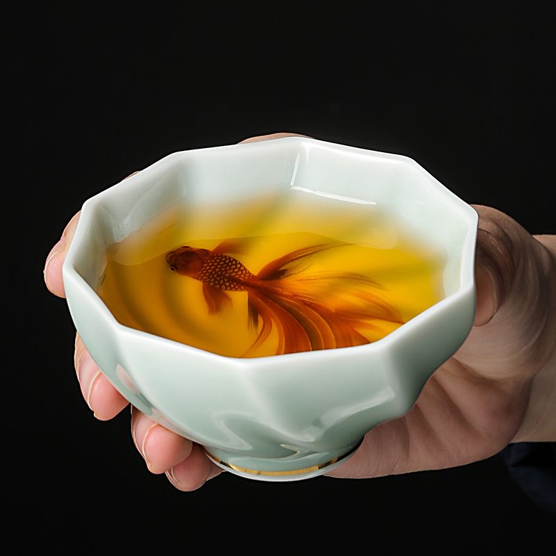 Creative Celadon Teacups Handm - Celadon Ceramic Cup recension och pris