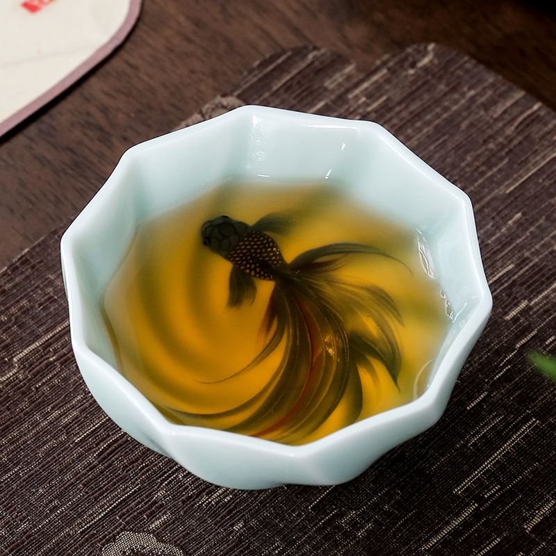 Creative Celadon Teacups Handm - Celadon Ceramic Cup recension och pris