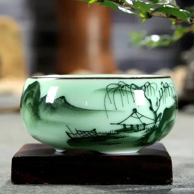 Tea Cup Ceramic  1PC Celadon H - Celadon Ceramic Cup recension och pris