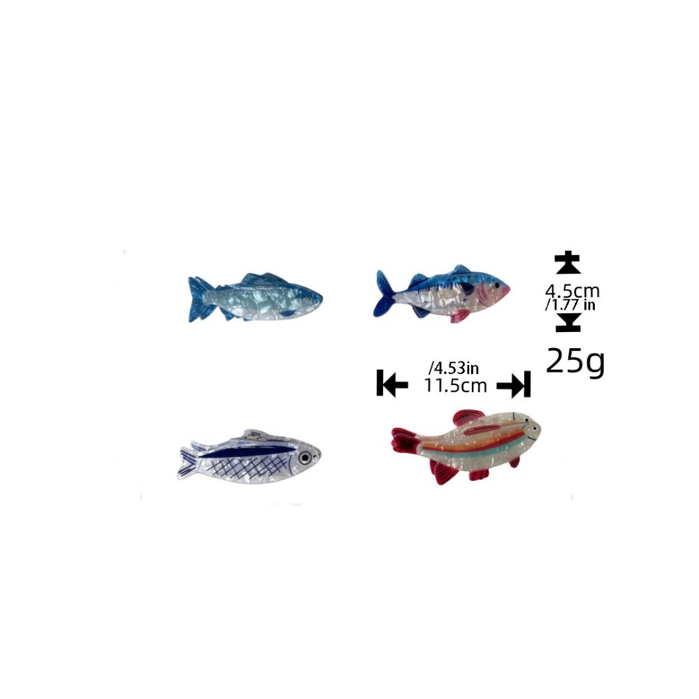 4Pcs Hairpin Ocean Animal Hair - Korean Women Lifestyle recension och pris